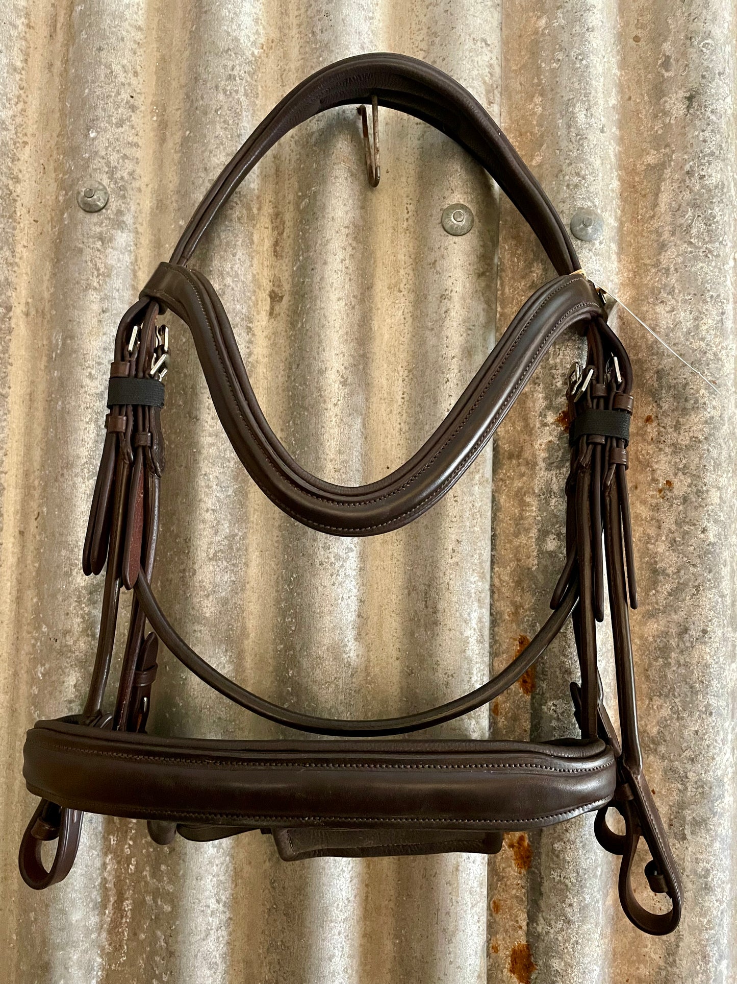 CLASSIC ENGLISH ROLLED DOUBLE BRIDLE