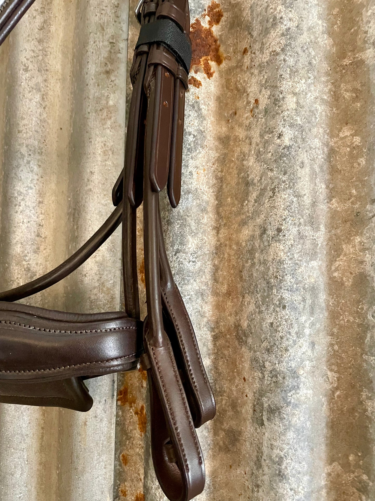 CLASSIC ENGLISH ROLLED DOUBLE BRIDLE