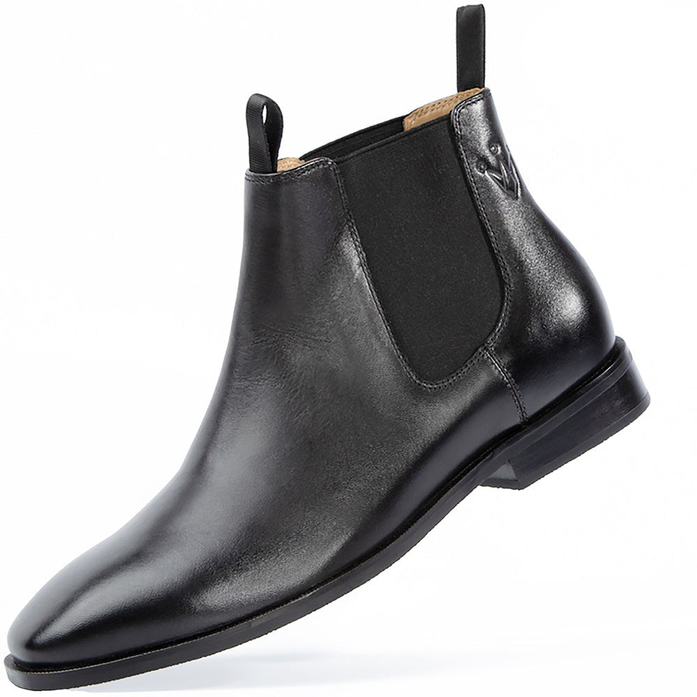 Black Leather Boot