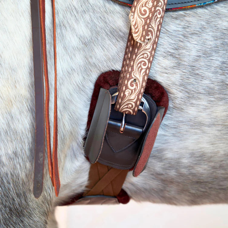 Correct Connect Pressure Relief Western Cinch - Fleece