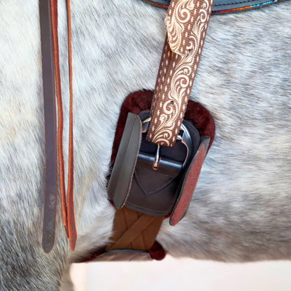 Correct Connect Pressure Relief Western Cinch - Fleece