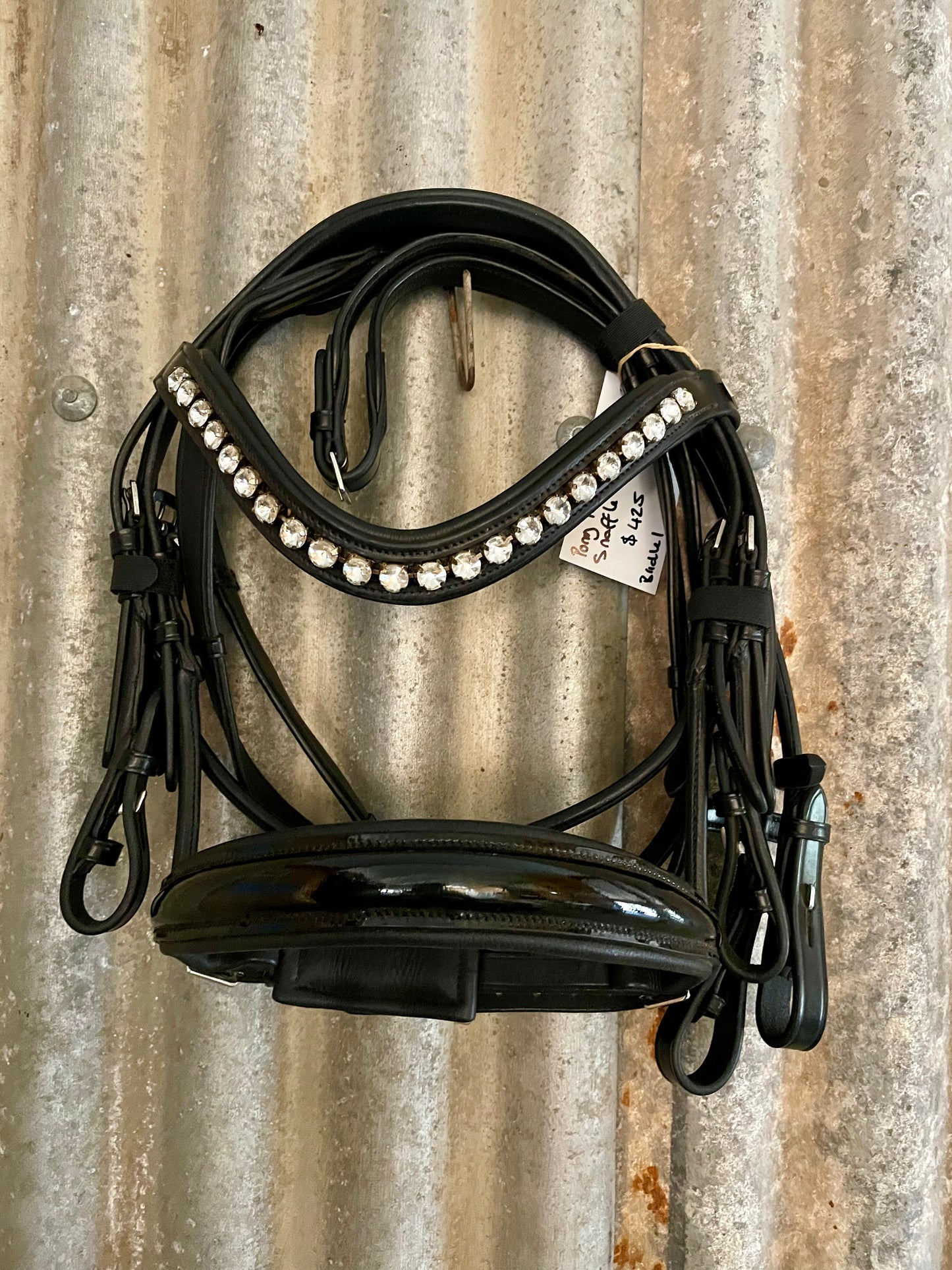 PONY PREMIUM ROLLED SNAFFLE BRIDLE