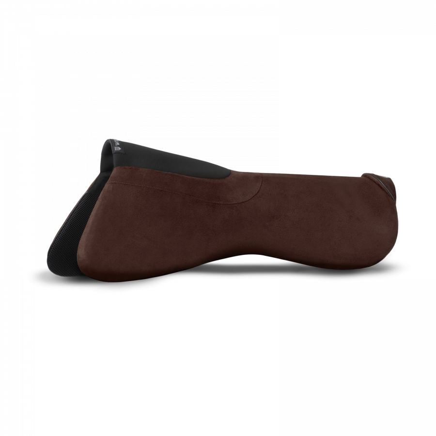 Winderen dressage half pad in chocolate