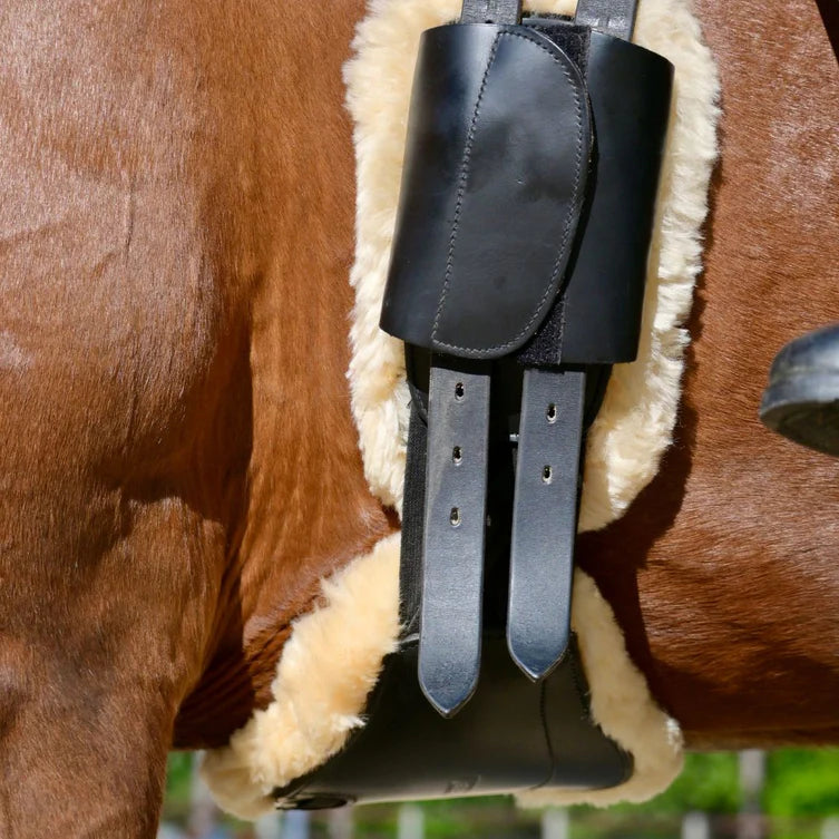 Correct Connect Pressure Relief Comfort Short Girth - Sheepskin